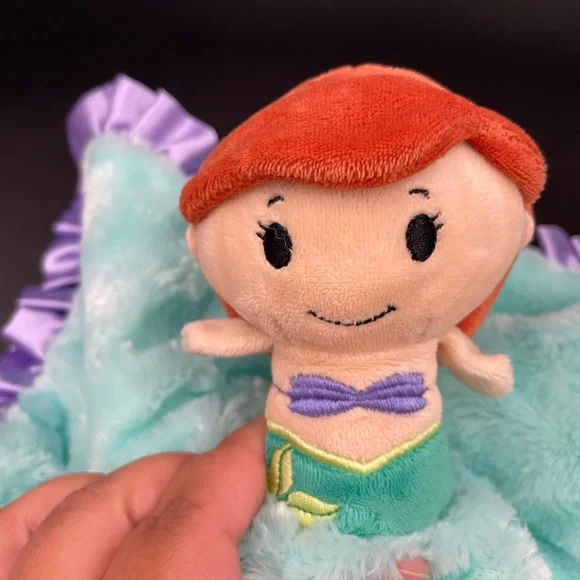 Hallmark Disney Princess Ariel little mermaid 14” x 14” itty Bittys lovey